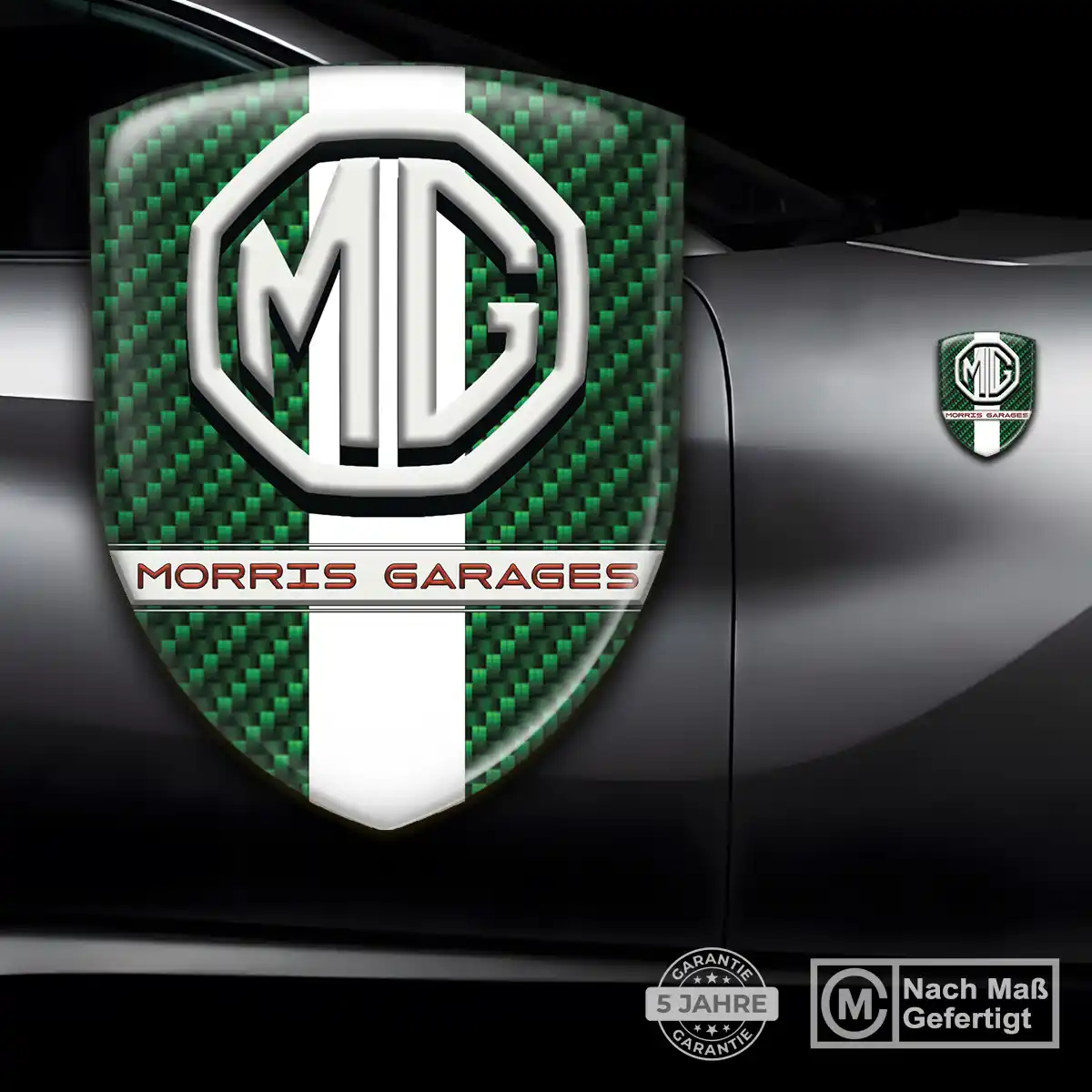 MG Silikon Aufkleber Wappen Hohe Qualität