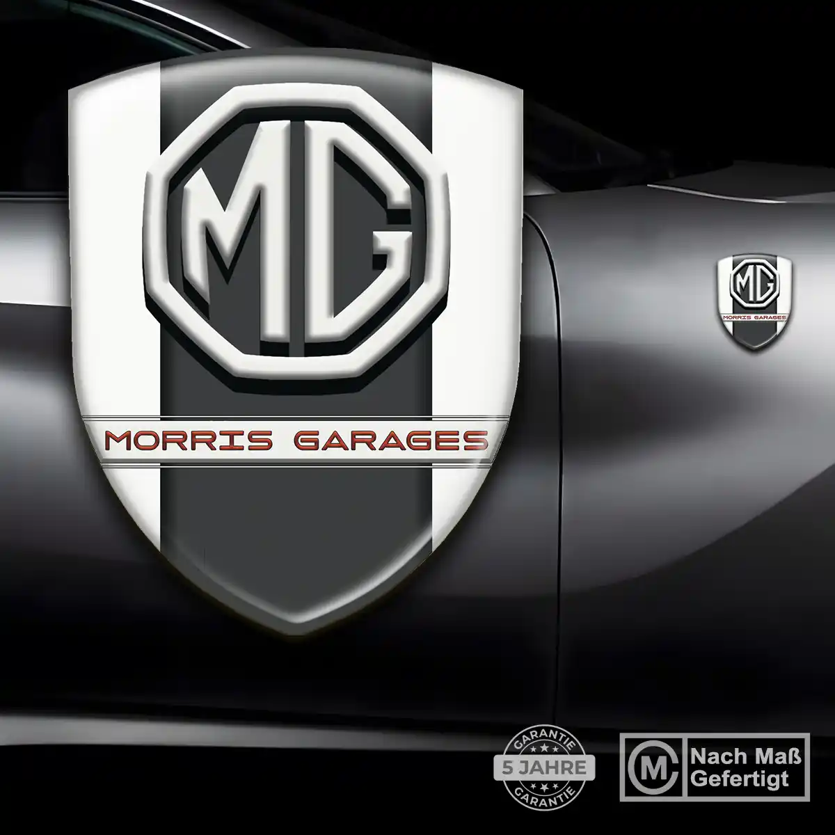 MG Silikon Aufkleber Wappen Premiumqualität