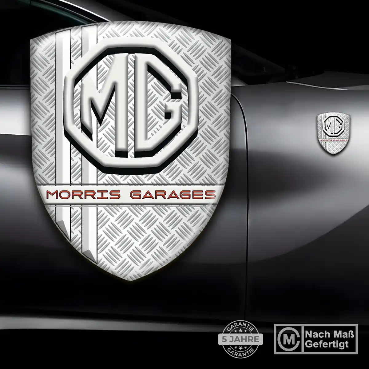 MG Wappen Aufkleber Anspruchsvolles Design