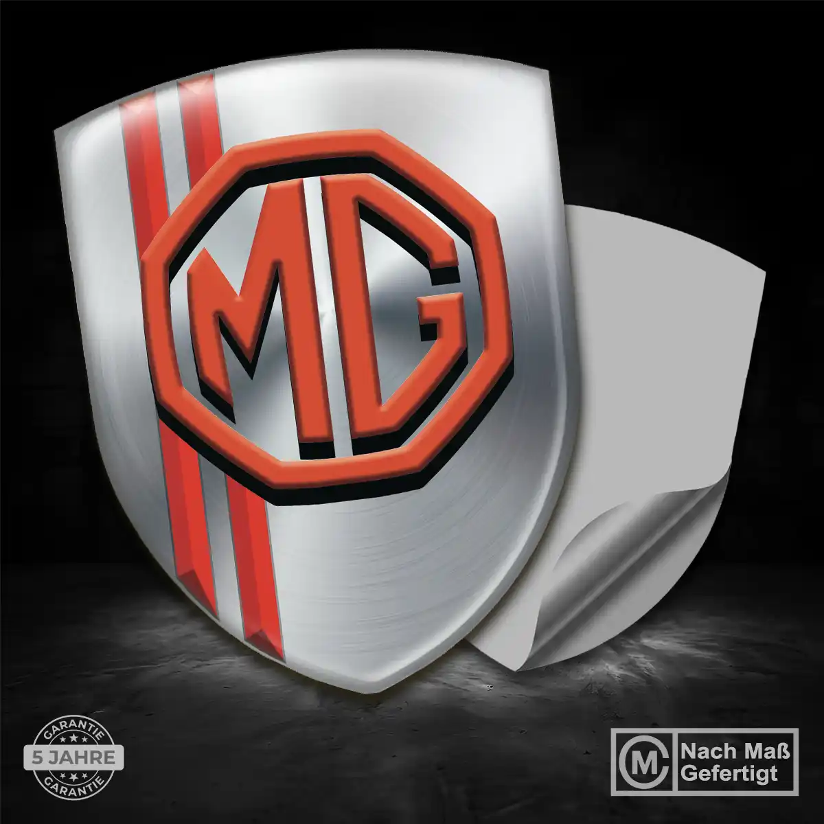 MG Wappen Aufkleber Auto Edles Design