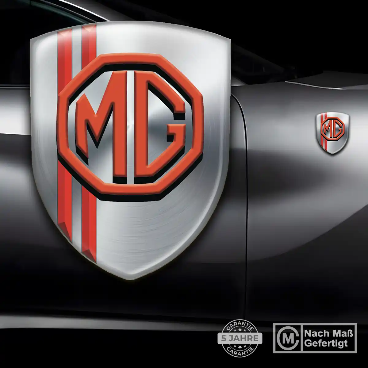 MG Wappen Aufkleber Auto Edles Design