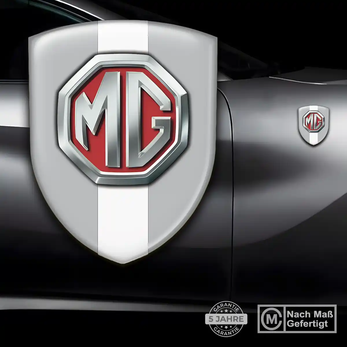 MG Wappen Aufkleber Auto Elegantes Design