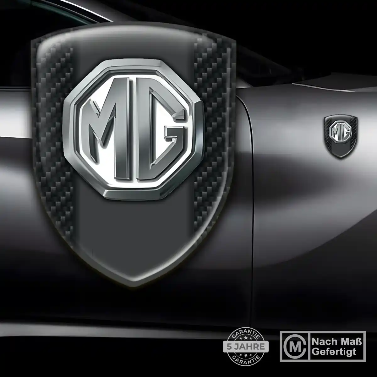 MG Wappen Aufkleber Auto Exterieurdesign