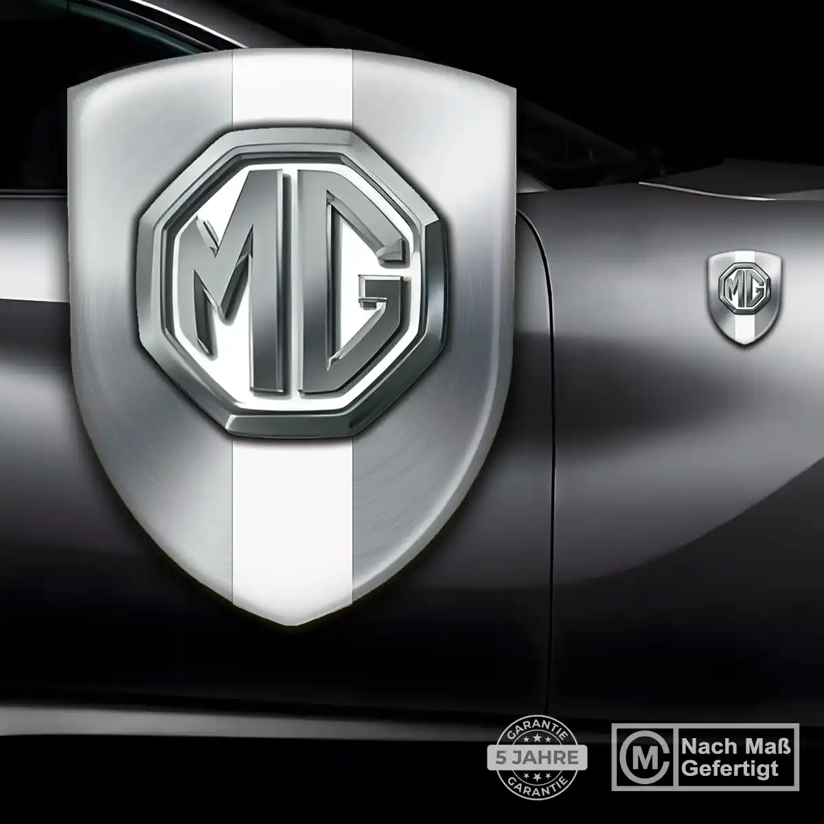 MG Wappen Aufkleber Auto Hochwertiges Harz