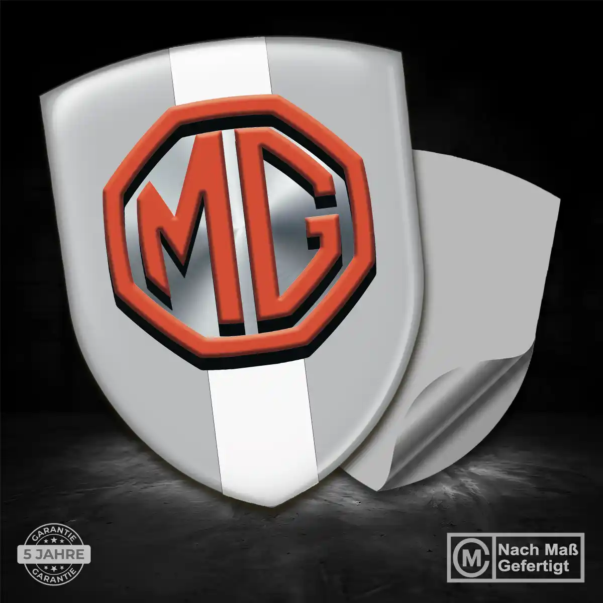 MG Wappen Aufkleber Auto Luxus-Edition