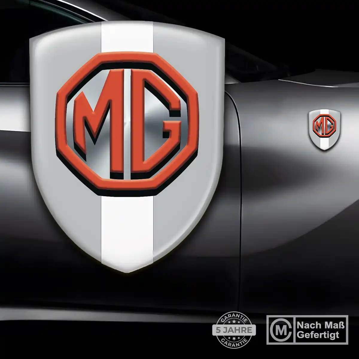 MG Wappen Aufkleber Auto Luxus-Edition
