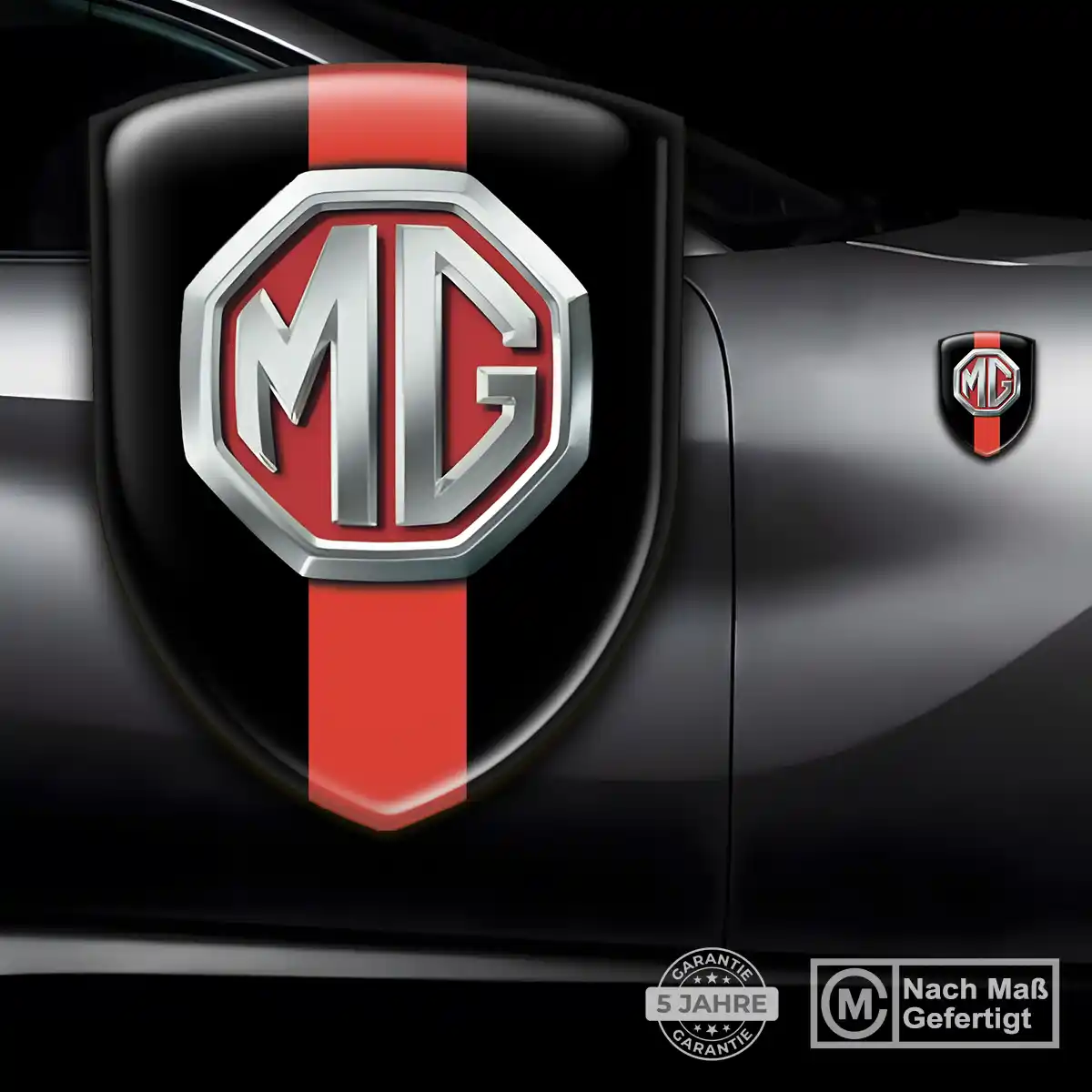 MG Wappen Aufkleber Auto Modernes Design