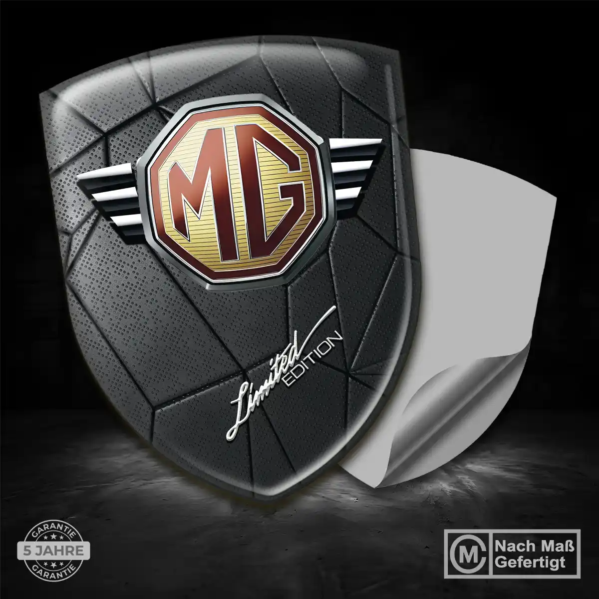 MG Wappen Aufkleber Auto Premiumqualität