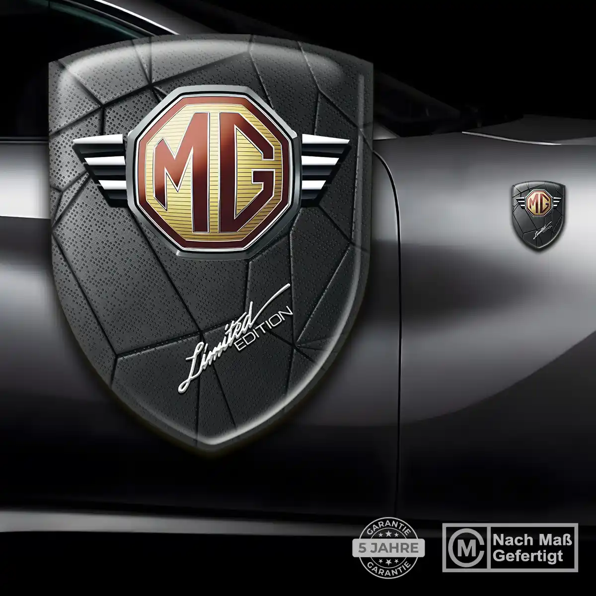 MG Wappen Aufkleber Auto Premiumqualität