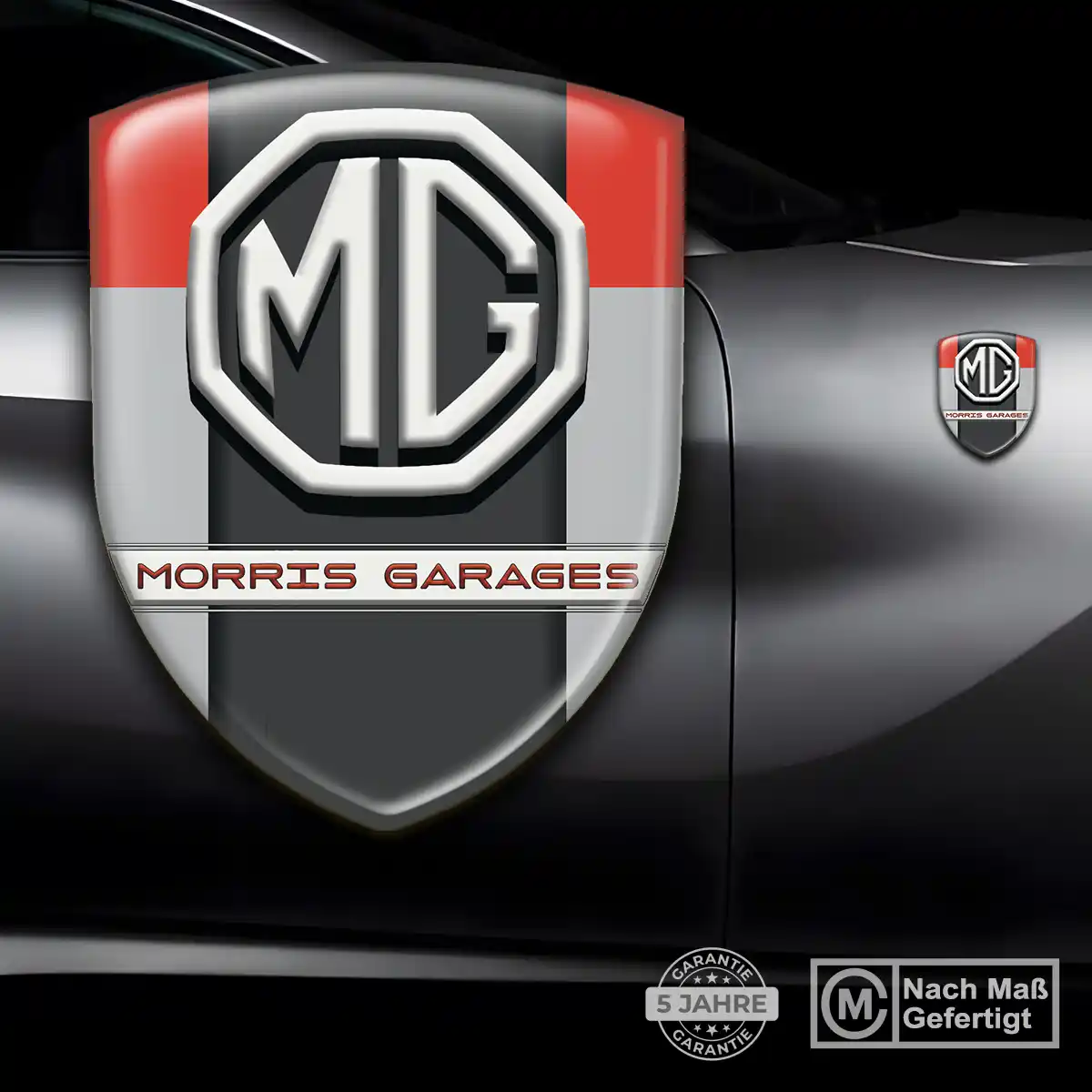MG Wappen Aufkleber Auto Stilvolles Design