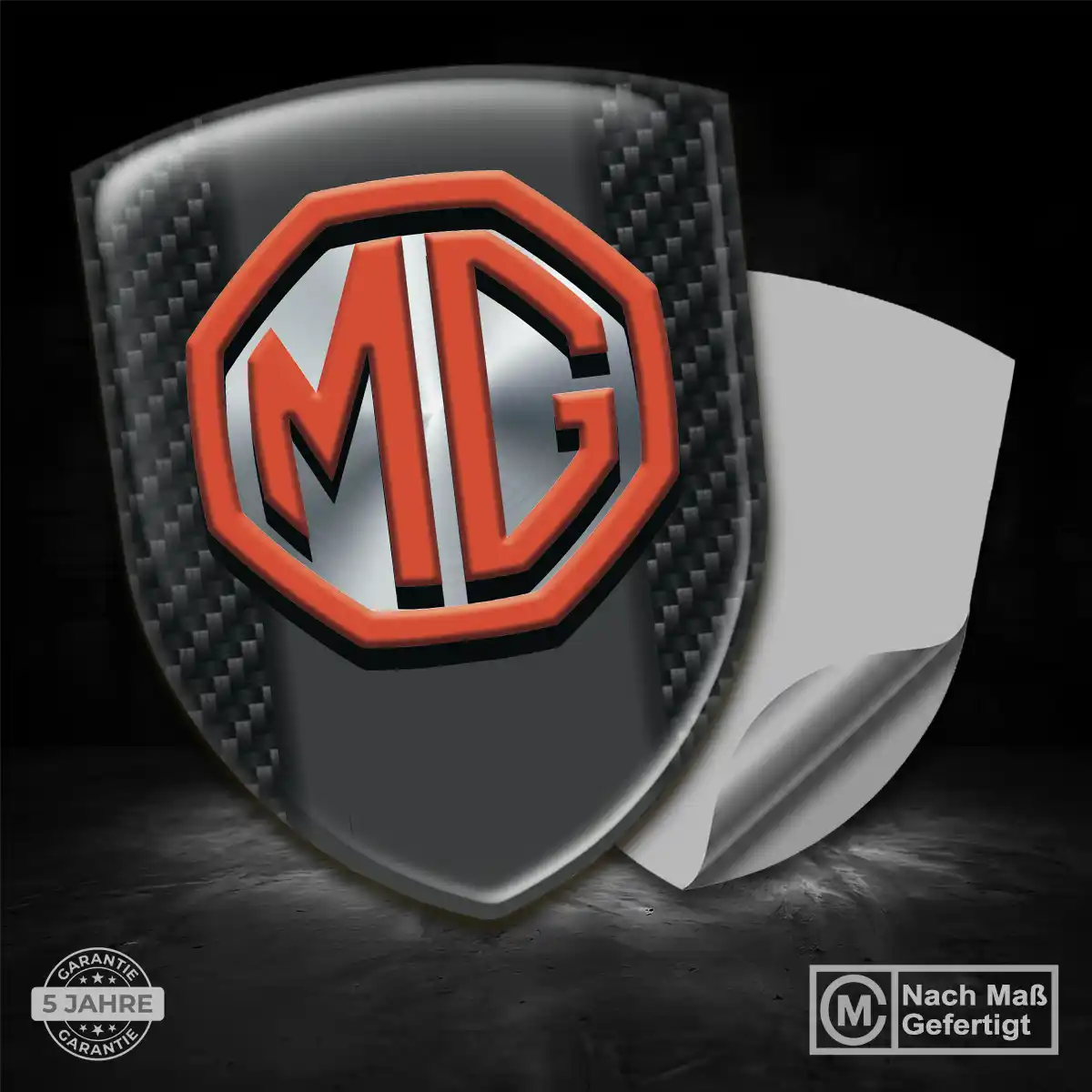 MG Wappen Aufkleber Emblem Auto Exterieurdesign