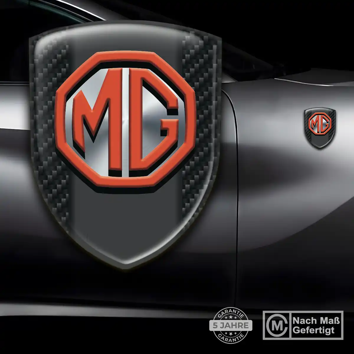MG Wappen Aufkleber Emblem Auto Exterieurdesign