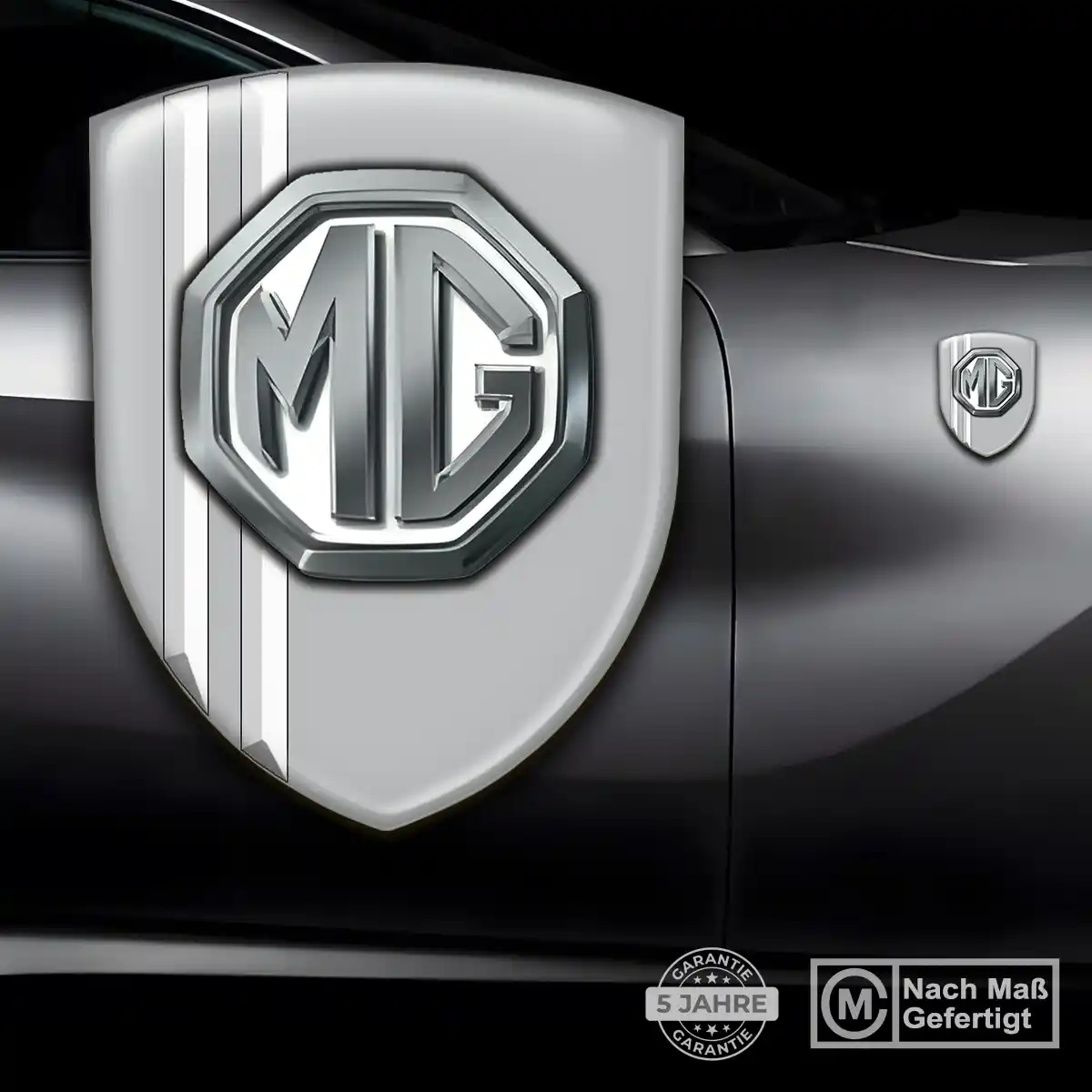 MG Wappen Aufkleber Emblem Auto Interieurdesign