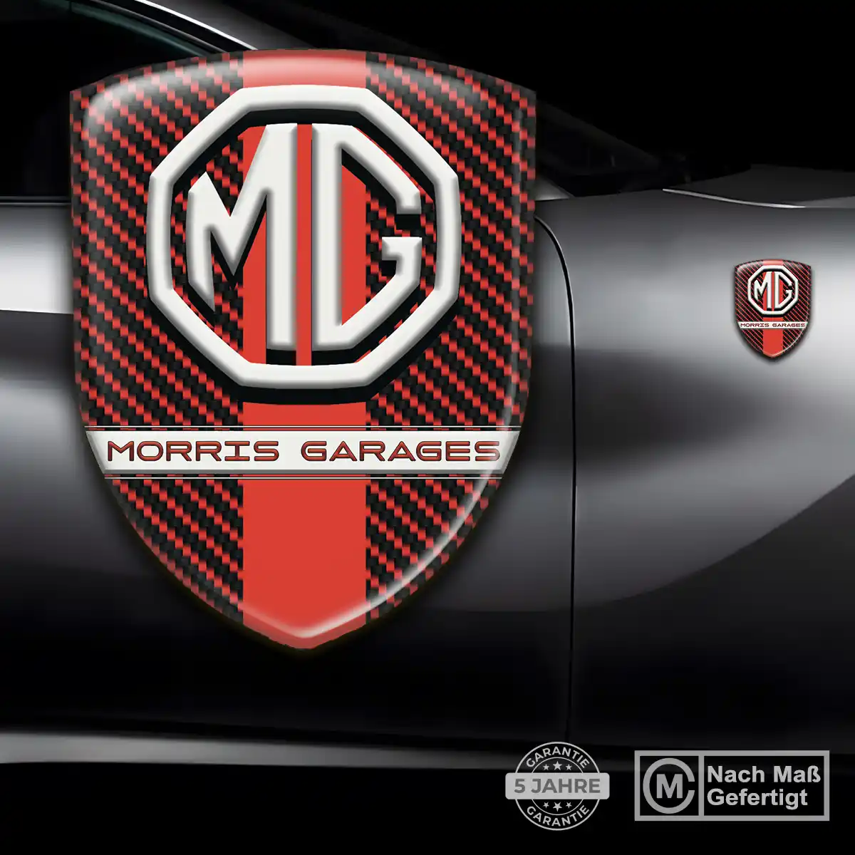 MG Wappen Aufkleber Emblem Auto Limitierte Auflage