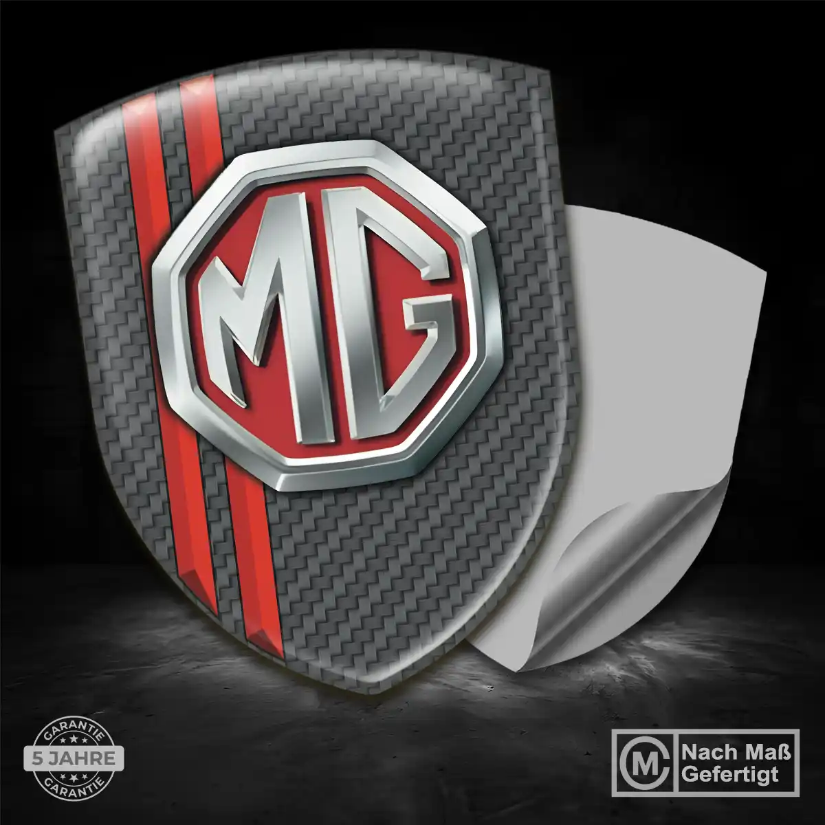 MG Wappen Aufkleber Emblem Auto Luxus-Edition
