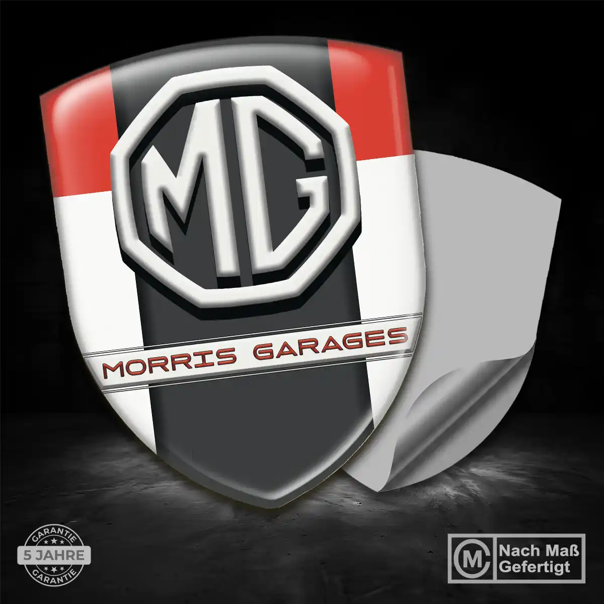 MG Wappen Aufkleber Emblem Auto Premiumqualität