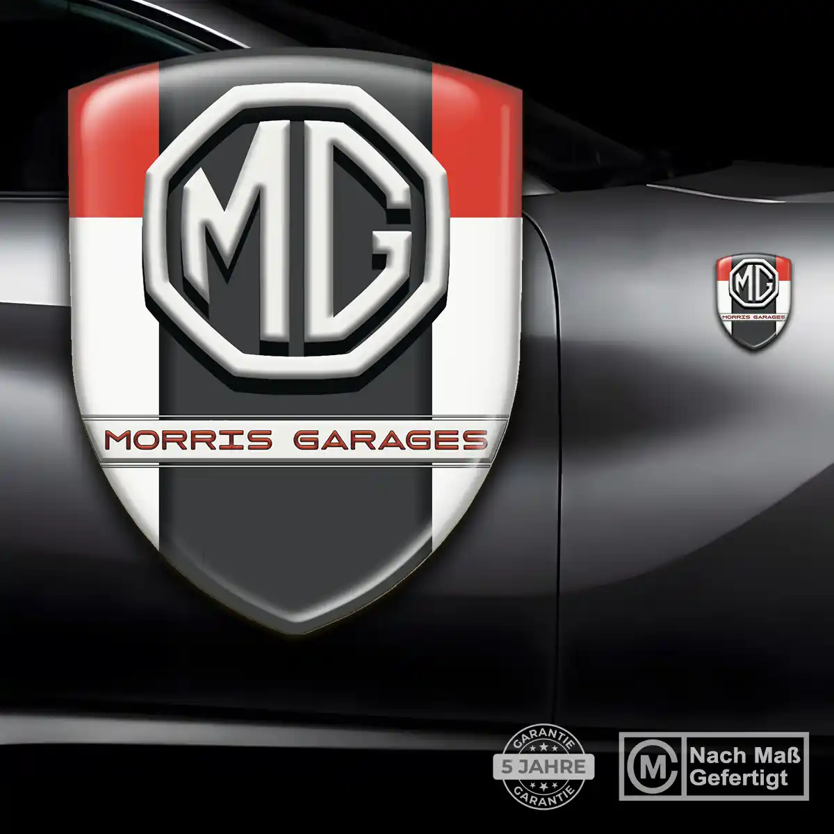MG Wappen Aufkleber Emblem Auto Premiumqualität