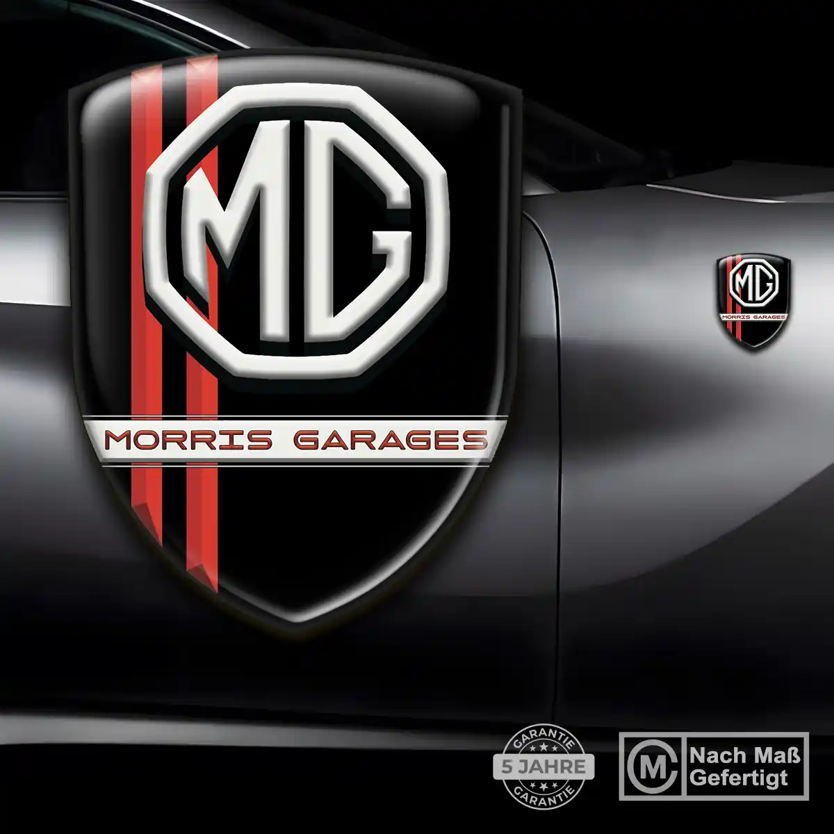 MG Wappen Aufkleber Emblem Auto Tuningfahrzeug