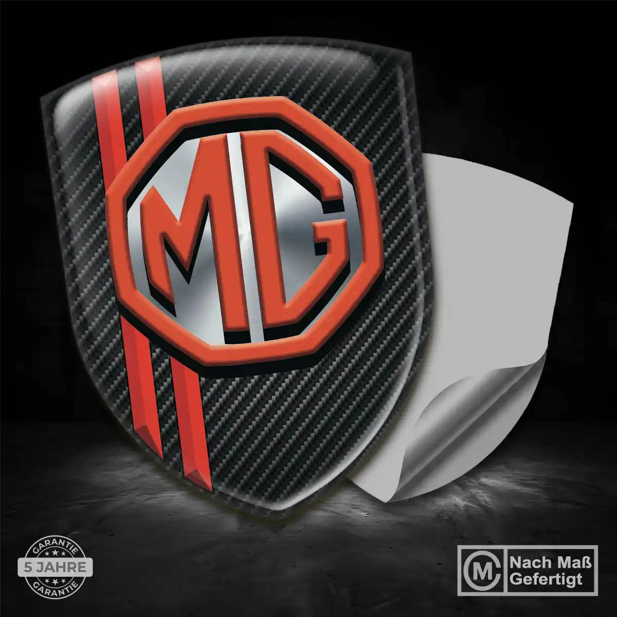 MG Wappen Aufkleber Emblem Exterieurdesign