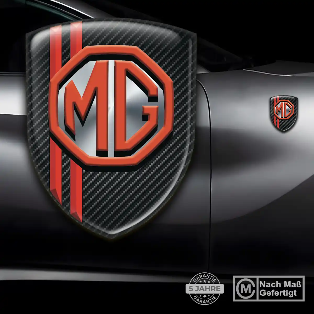 MG Wappen Aufkleber Emblem Exterieurdesign