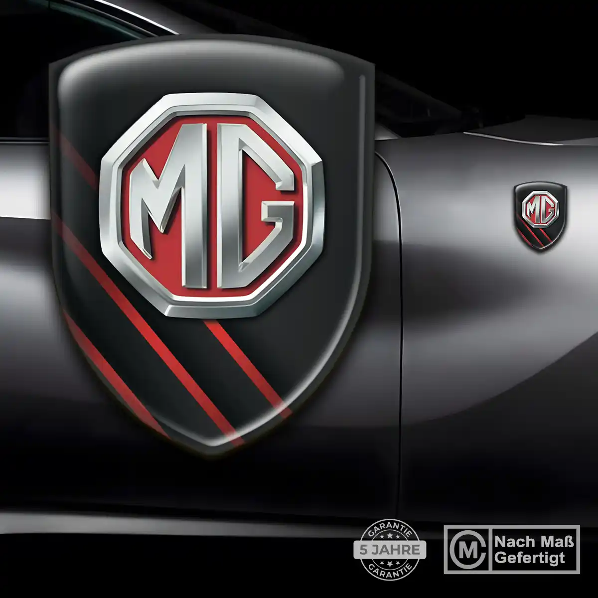 MG Wappen Aufkleber Emblem Interieurdesign