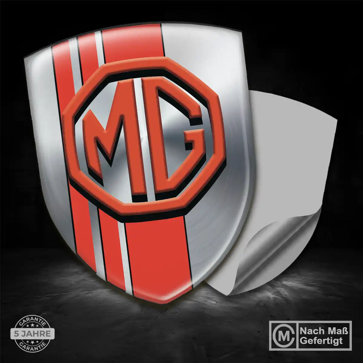 MG Wappen Aufkleber Emblem Luxus-Edition