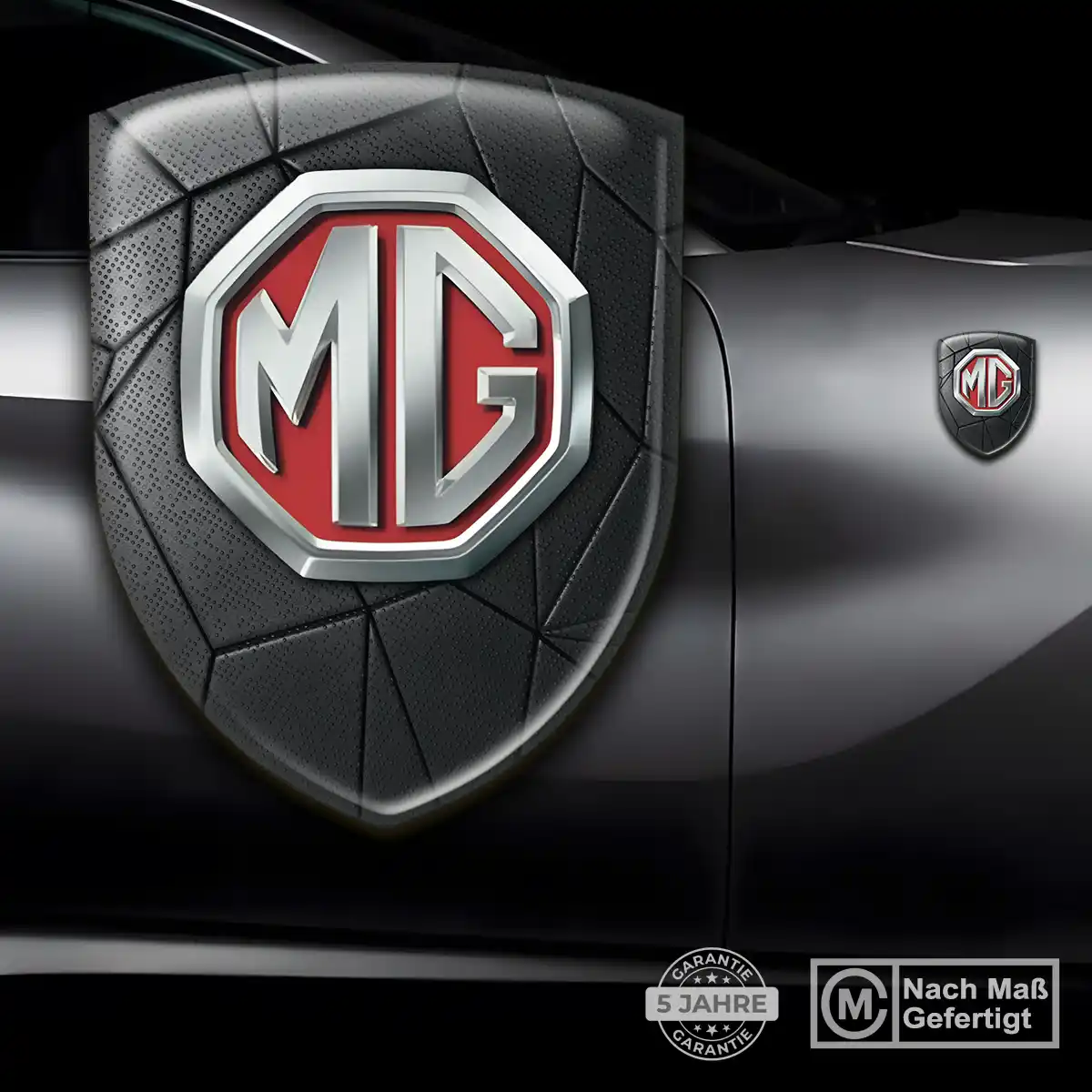 MG Wappen Aufkleber Emblem Premium-Edition