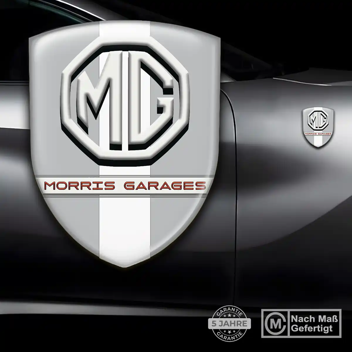 MG Wappen Aufkleber Emblem Tuningfahrzeug