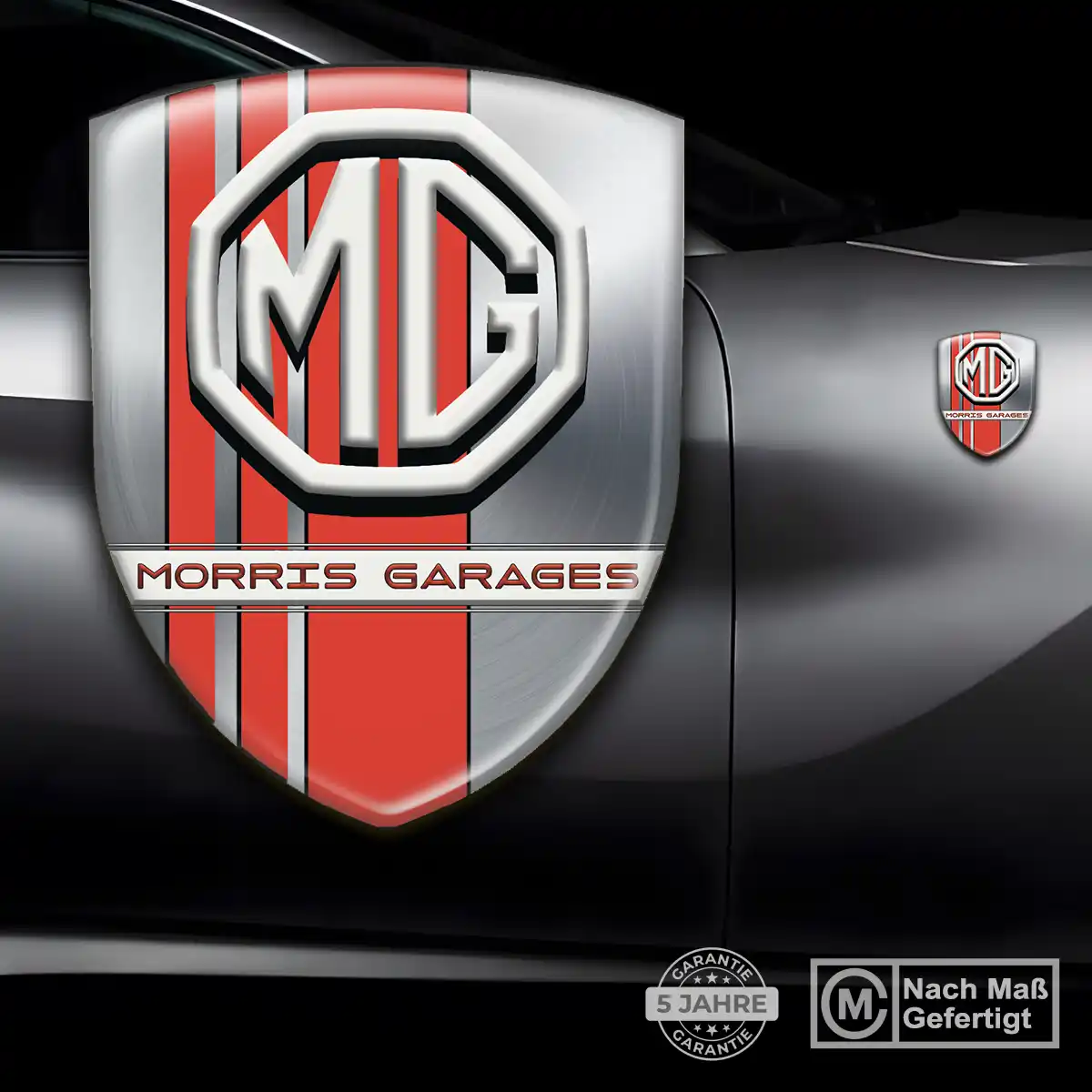 MG Wappen Aufkleber Premium-Edition