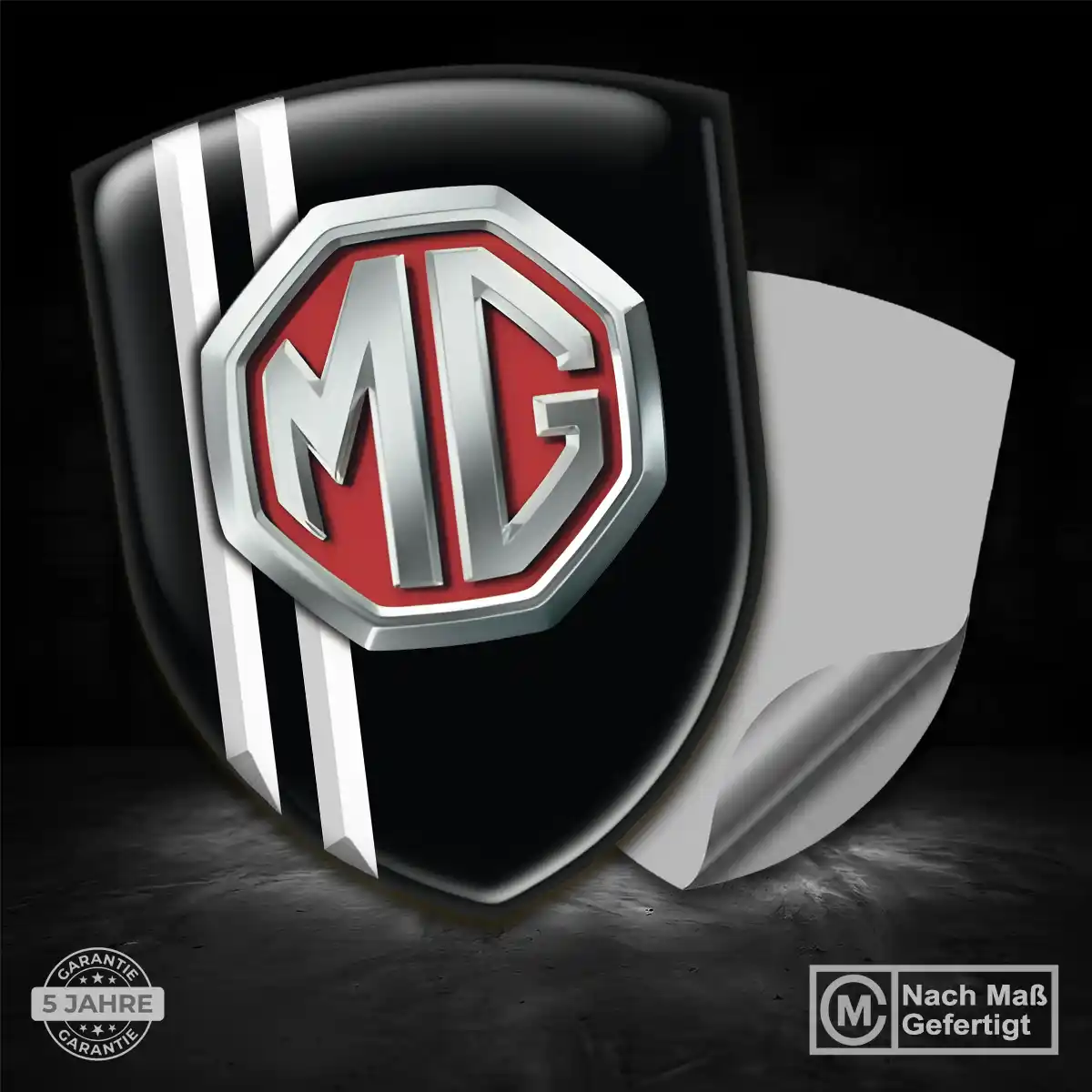 MG Wappen Emblem Aufkleber Auto Edles Design