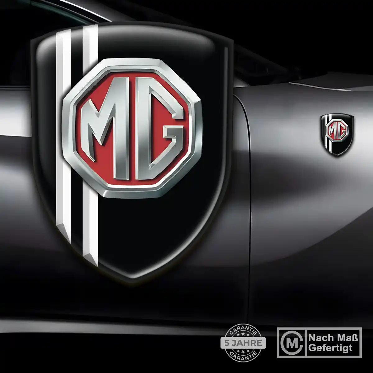 MG Wappen Emblem Aufkleber Auto Edles Design