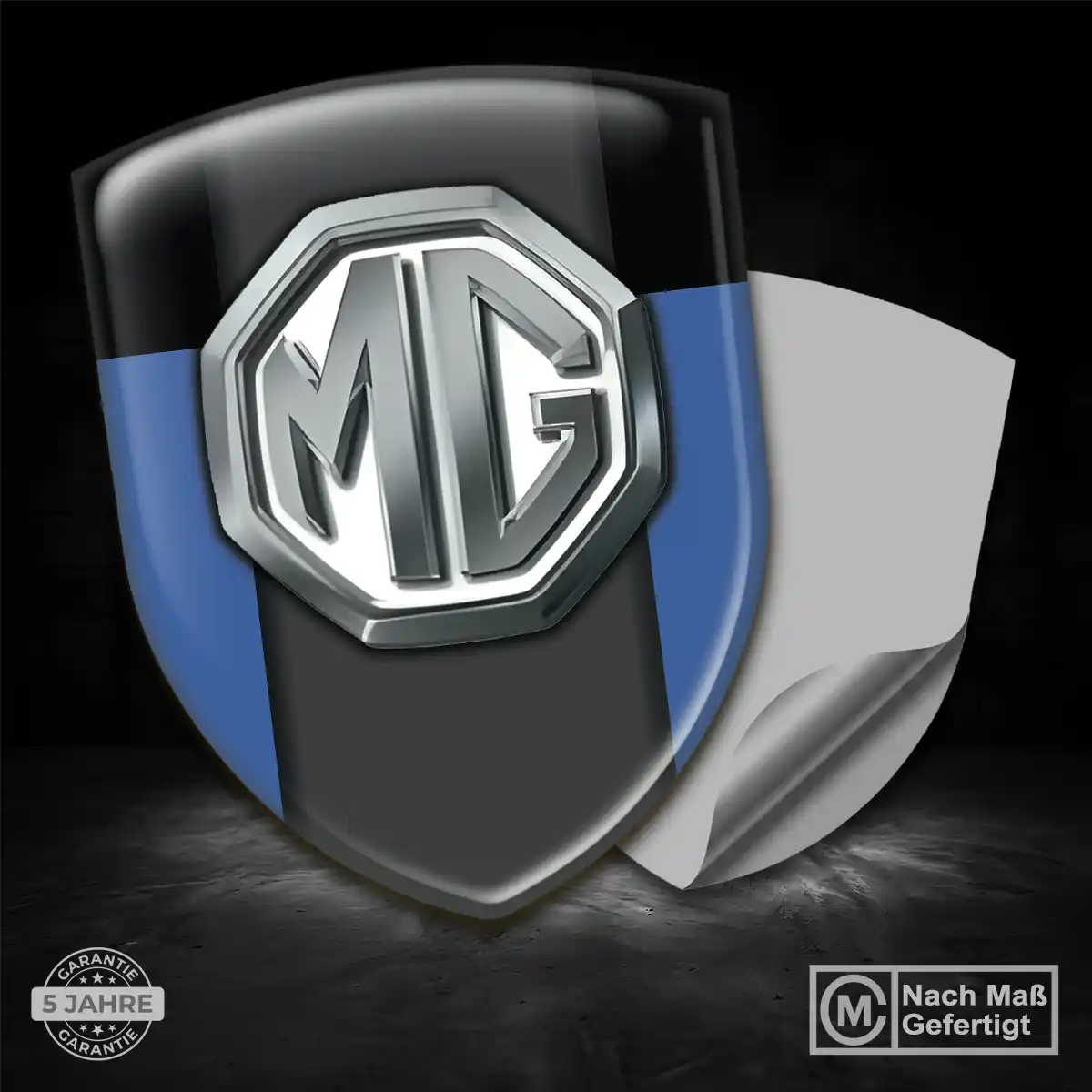 MG Wappen Emblem Aufkleber Auto Exterieurdesign