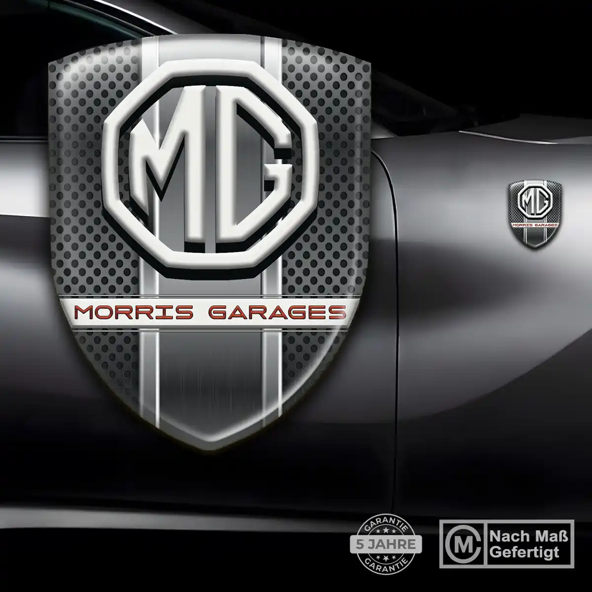MG Wappen Emblem Aufkleber Auto Limitierte Auflage