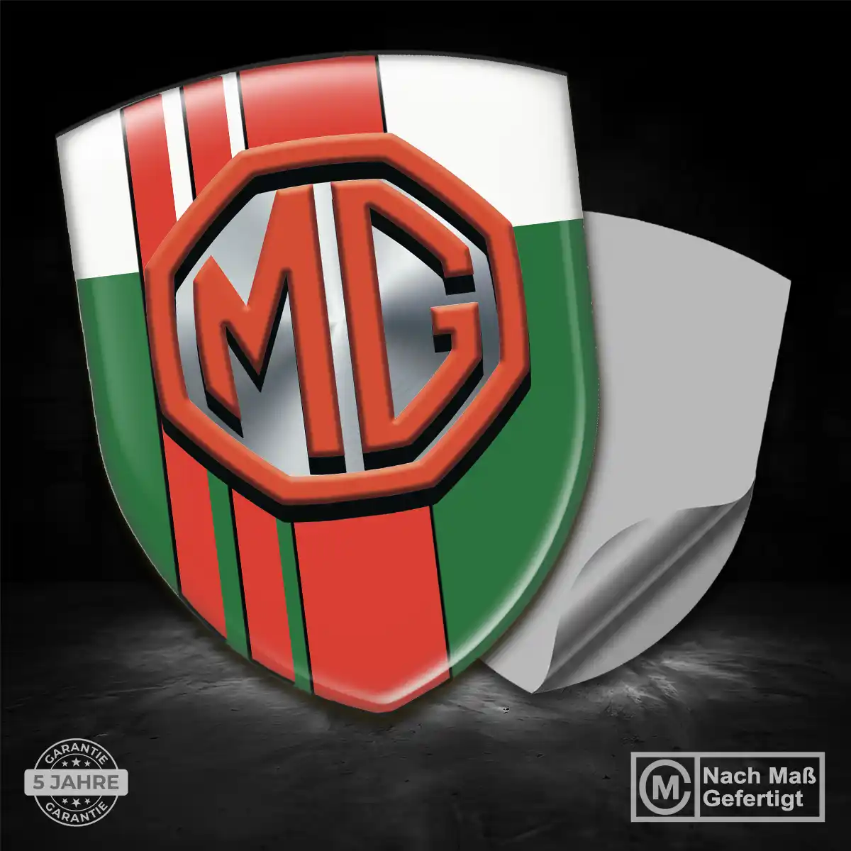 MG Wappen Emblem Aufkleber Auto Luxus-Edition