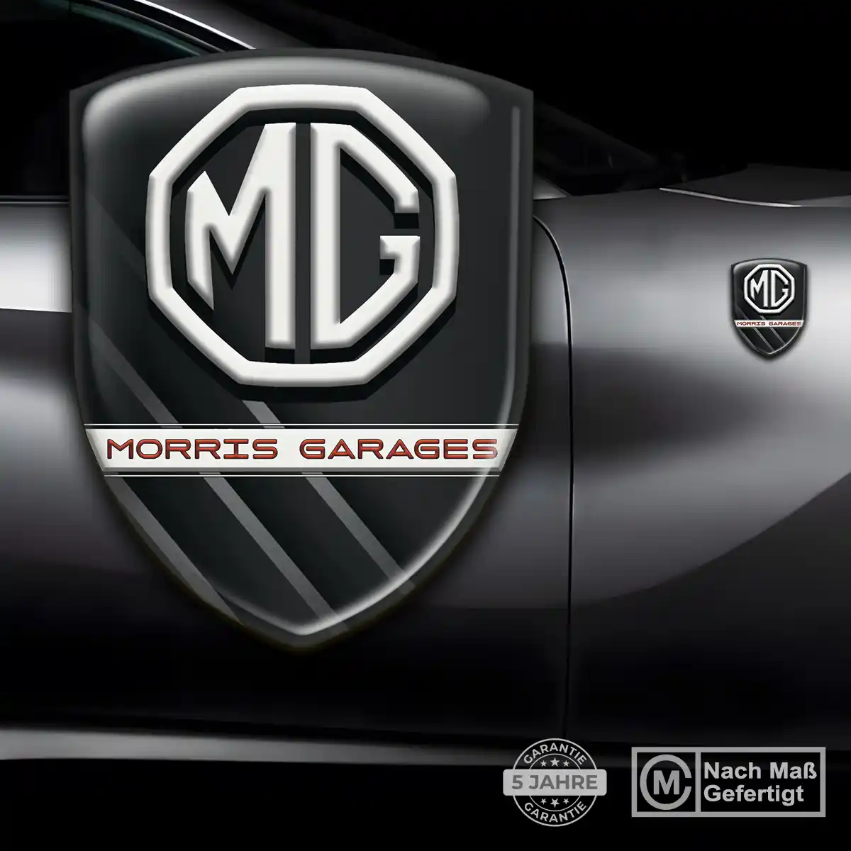 MG Wappen Emblem Aufkleber Auto Markenedition