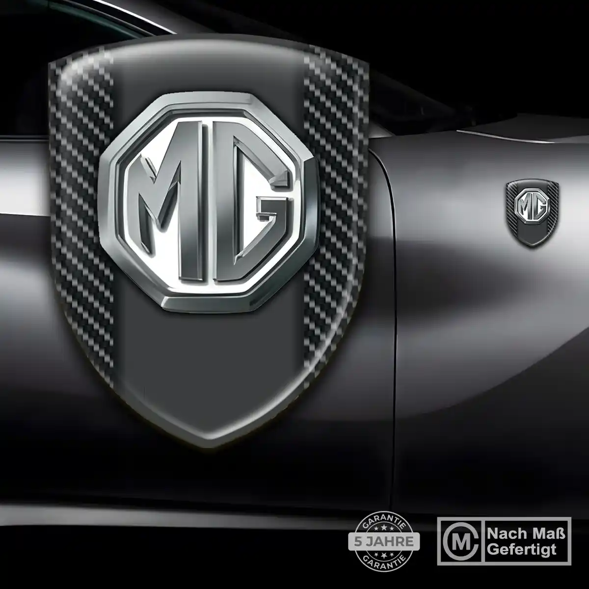 MG Wappen Emblem Aufkleber Auto Premiumqualität