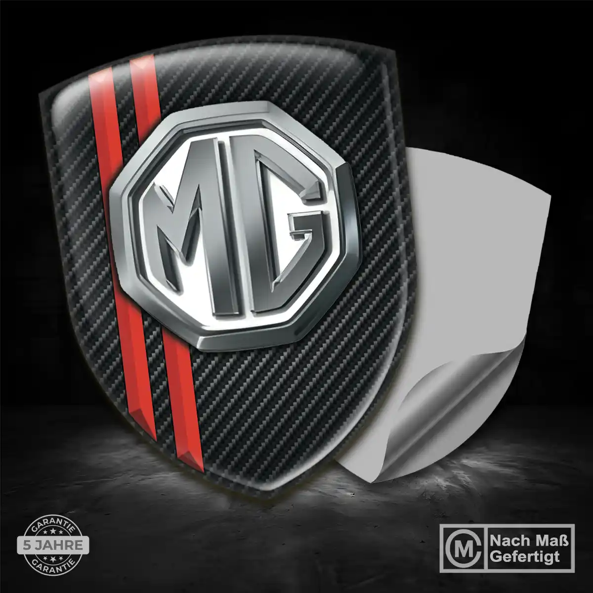 MG Wappen Emblem Aufkleber Exterieurdesign