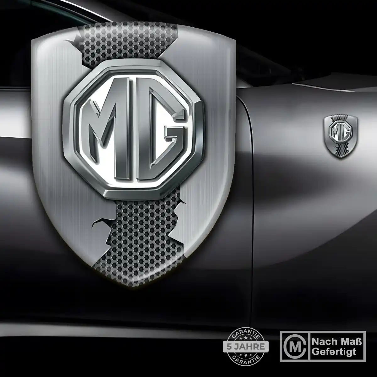 MG Wappen Emblem Aufkleber Hohe Qualität