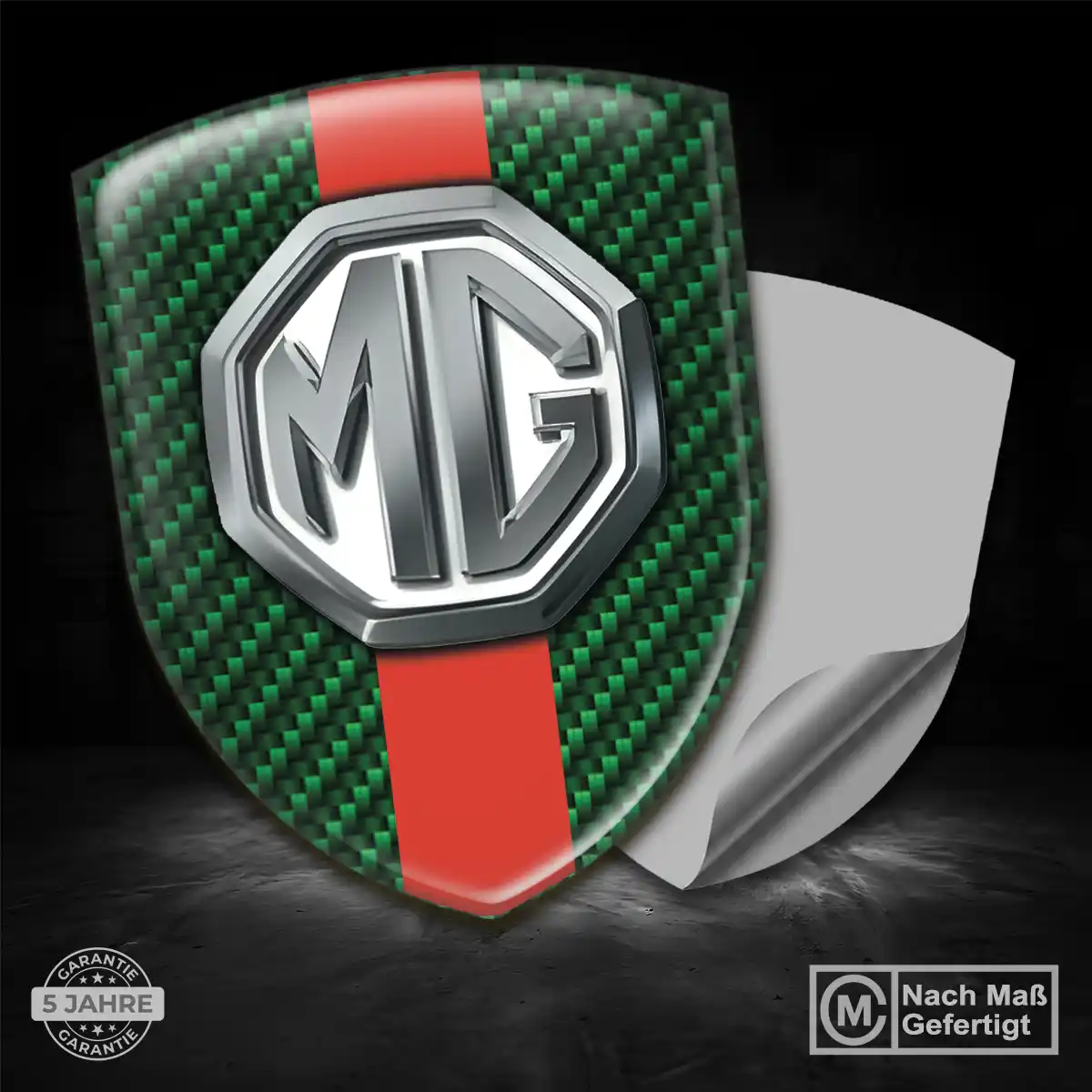 MG Wappen Emblem Aufkleber Limitierte Auflage