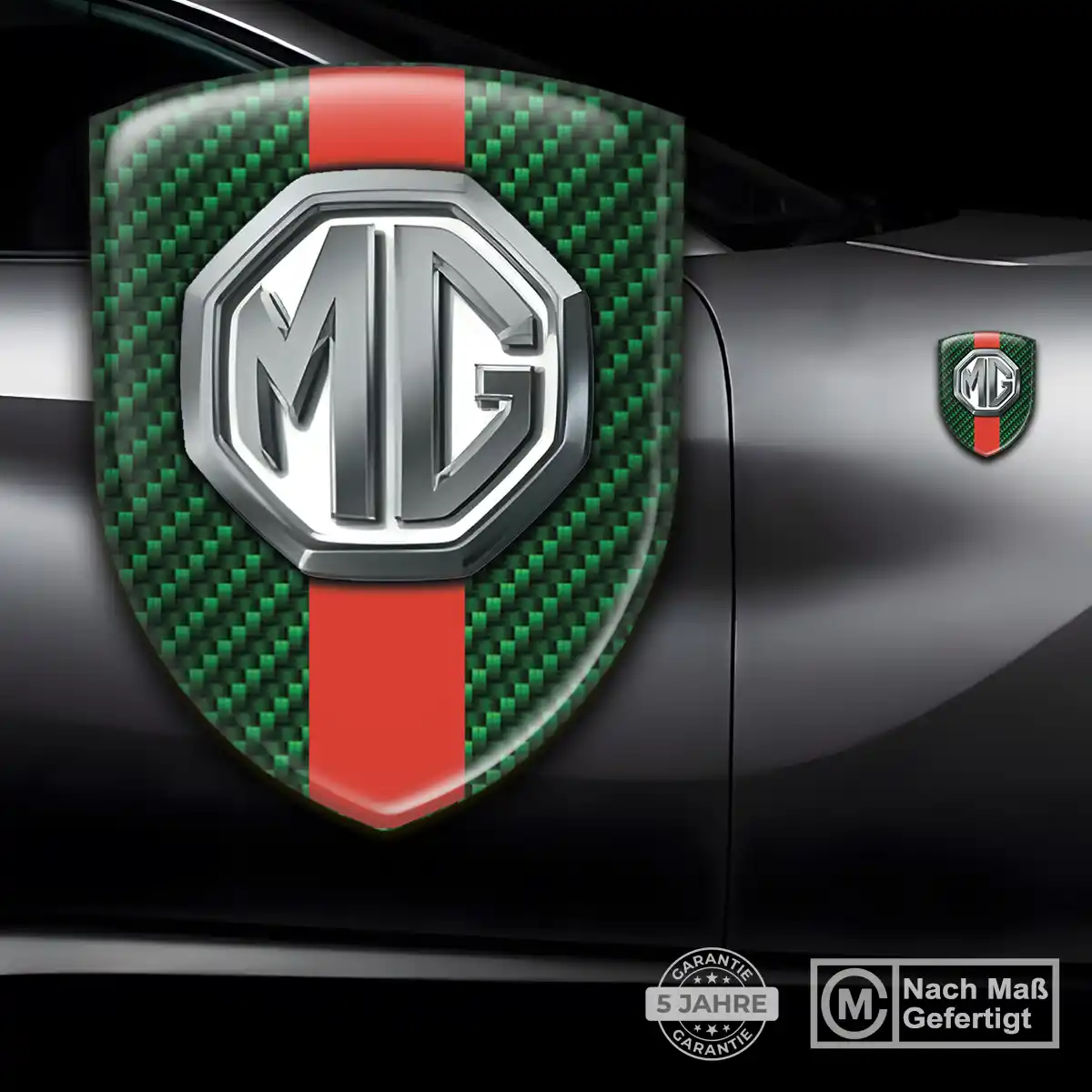 MG Wappen Emblem Aufkleber Limitierte Auflage