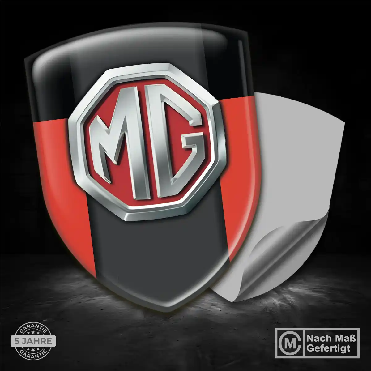 MG Wappen Emblem Ausdrucksstarkes Design