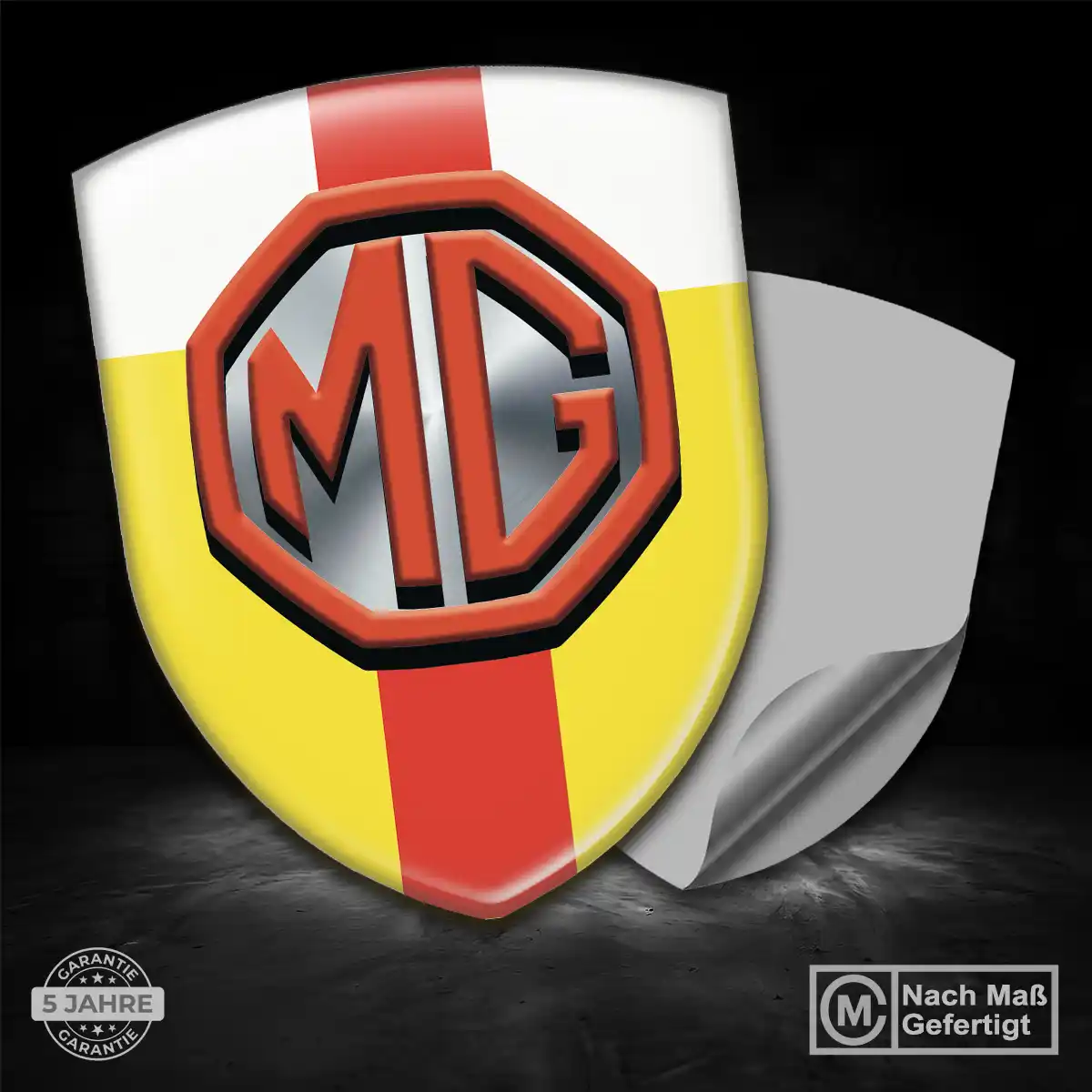 MG Wappen Emblem Auto Ausdrucksstarkes Design