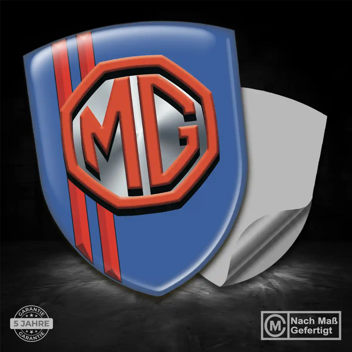 MG Wappen Emblem Auto Elegantes Design