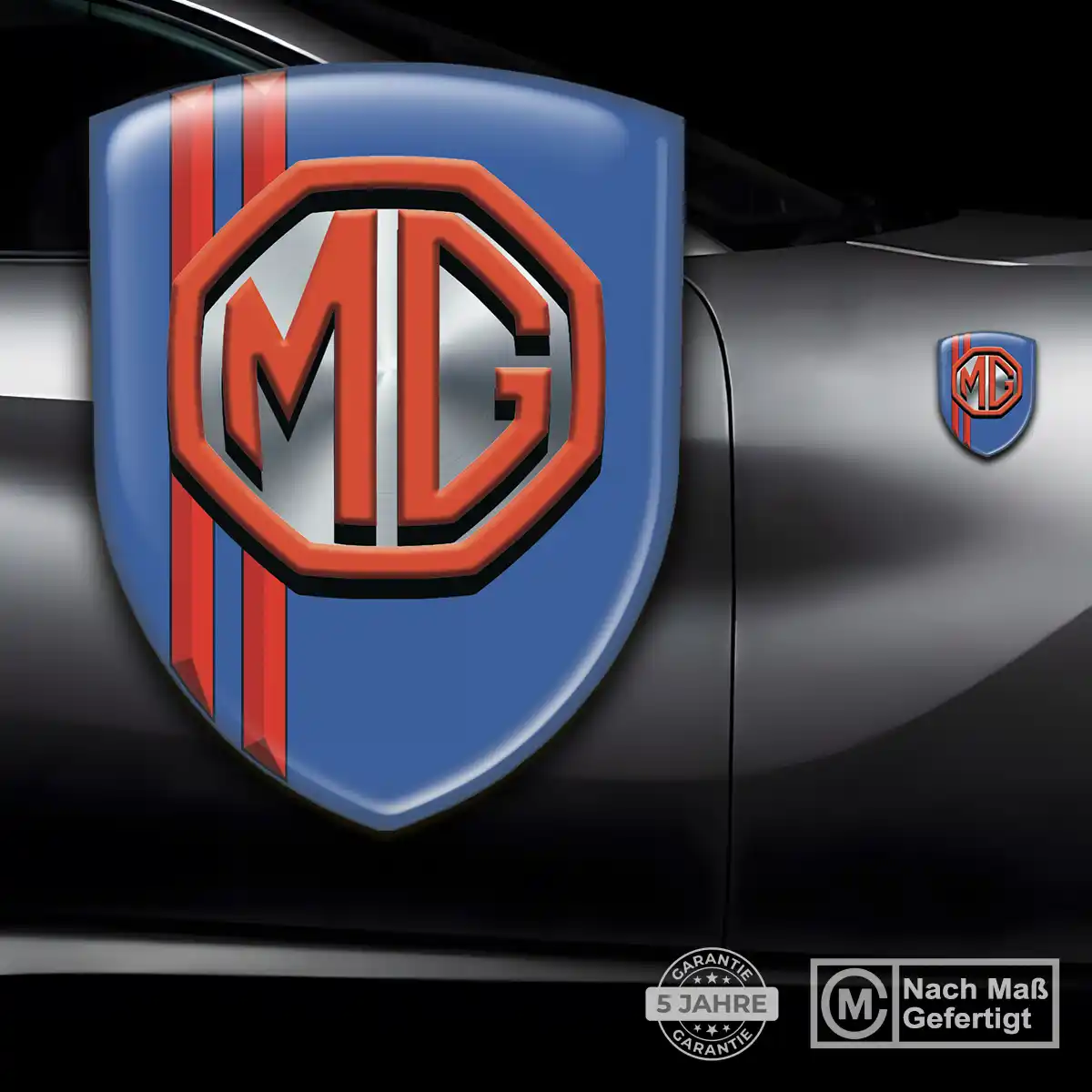 MG Wappen Emblem Auto Elegantes Design