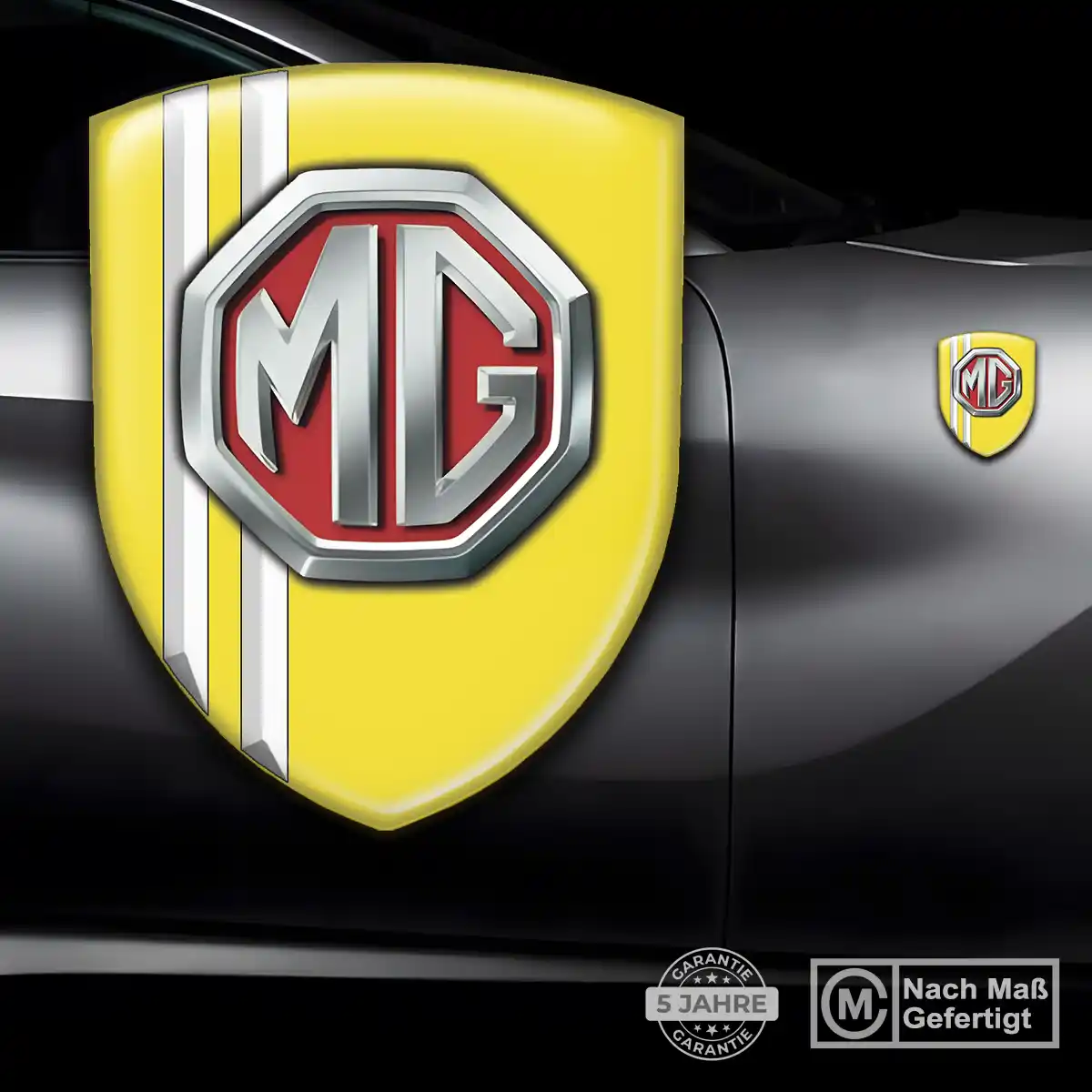 MG Wappen Emblem Auto Exterieurdesign