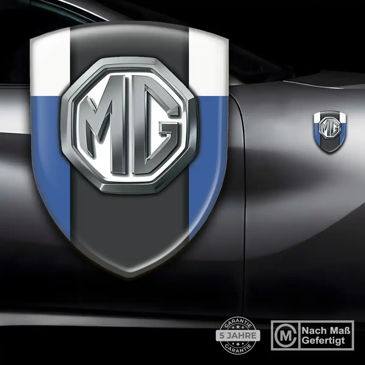 MG Wappen Emblem Auto Hochwertiges Harz