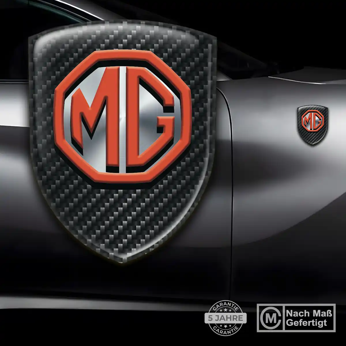 MG Wappen Emblem Auto Stilvolles Design