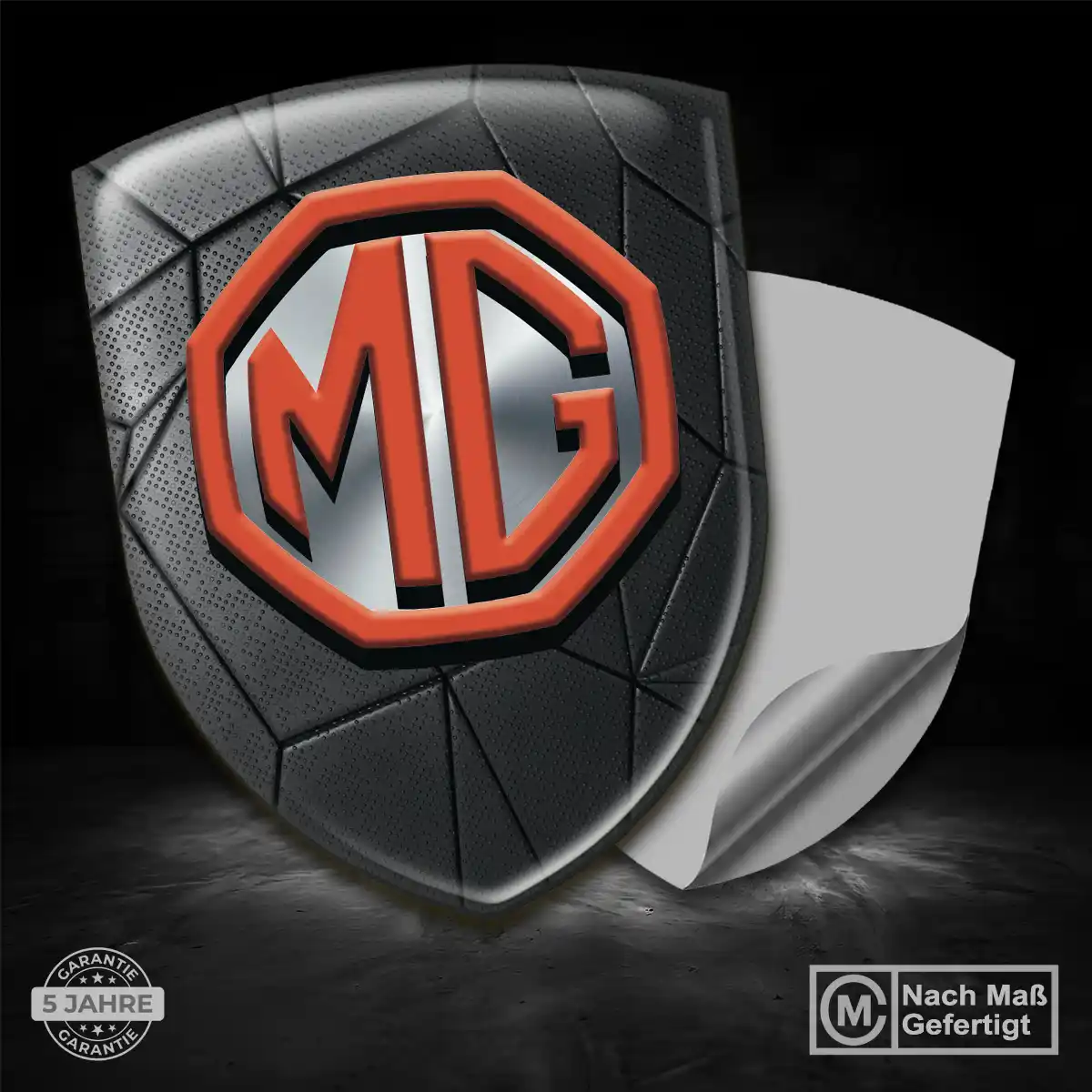 MG Wappen Emblem Auto Tuningfahrzeug