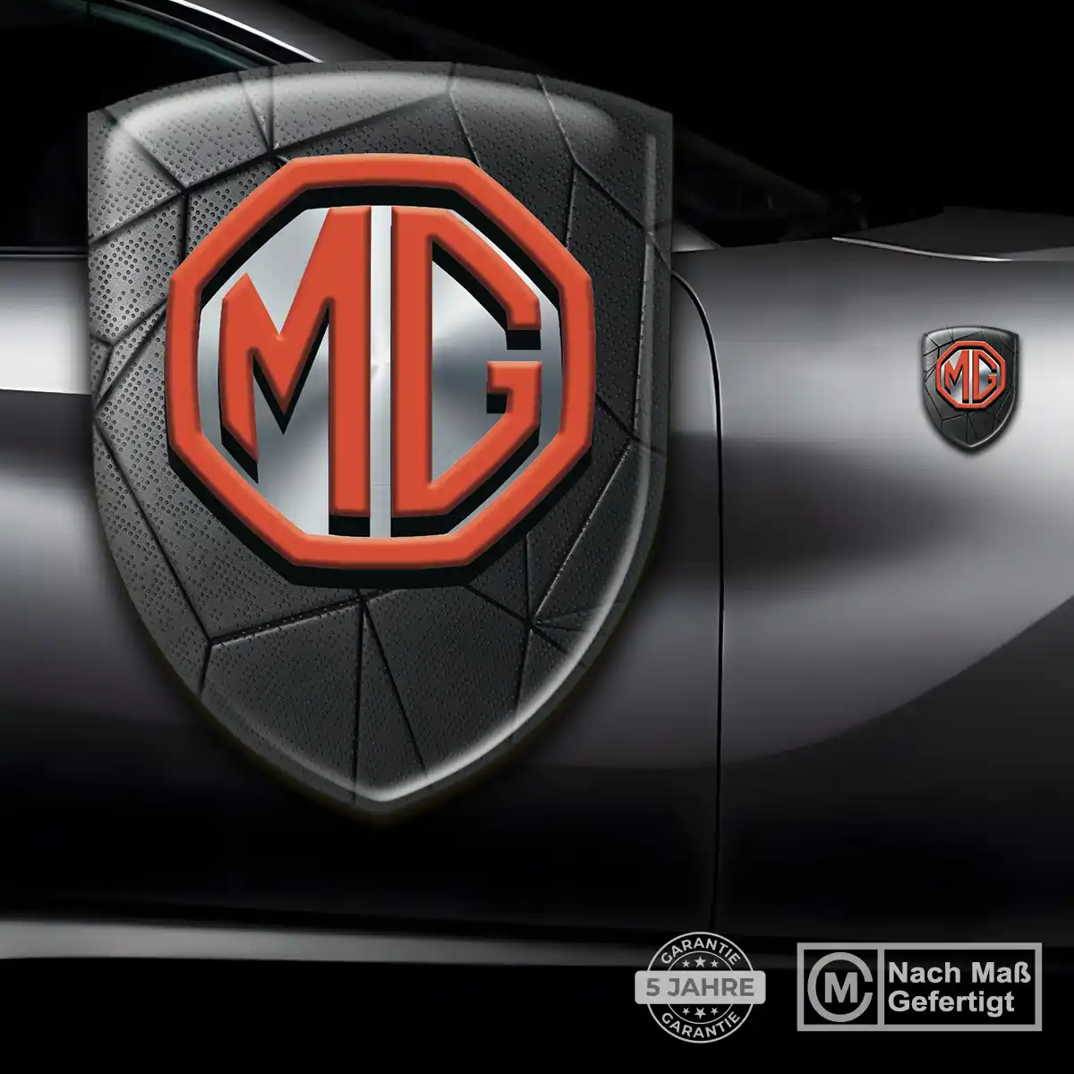 MG Wappen Emblem Auto Tuningfahrzeug