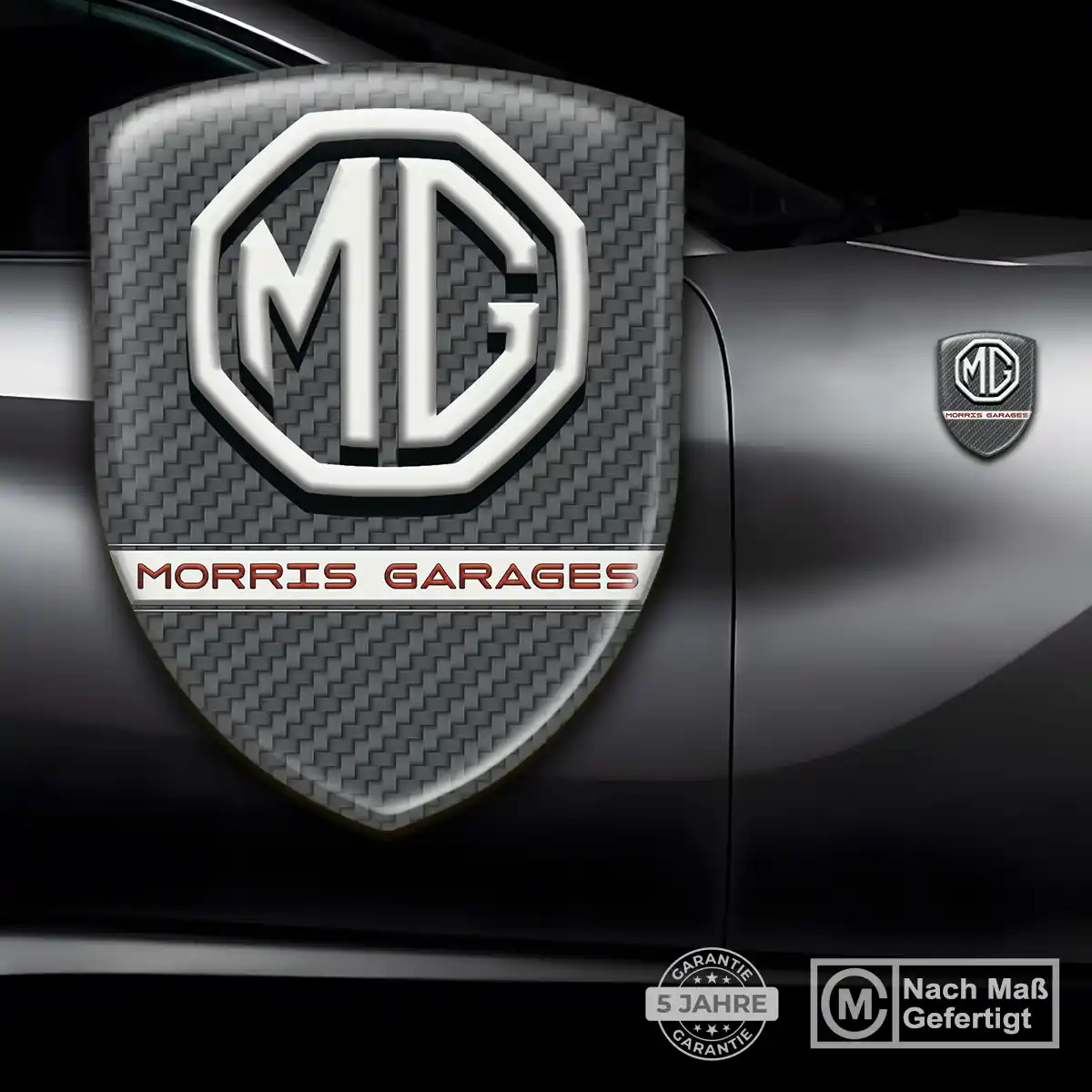 MG Wappen Emblem Exterieurdesign